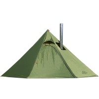 1-2 person Tipi Hot tent  (T1, Medium, Green) 