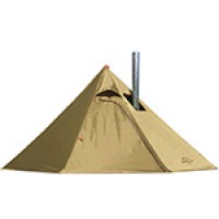 1-2 person Tipi Hot tent  (T1, Medium, Khaki) 