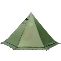 1-2 person Tipi Hot tent  (T2, Medium, Green) 