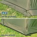 2~4 person Tipi Hot tent  (T2, Large, Green) 