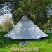 2 person Opaque Inner Tent Half Size for Large Tipi Hot Tent 