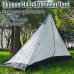 2 person Opaque Inner Tent Half Size for Large Tipi Hot Tent 